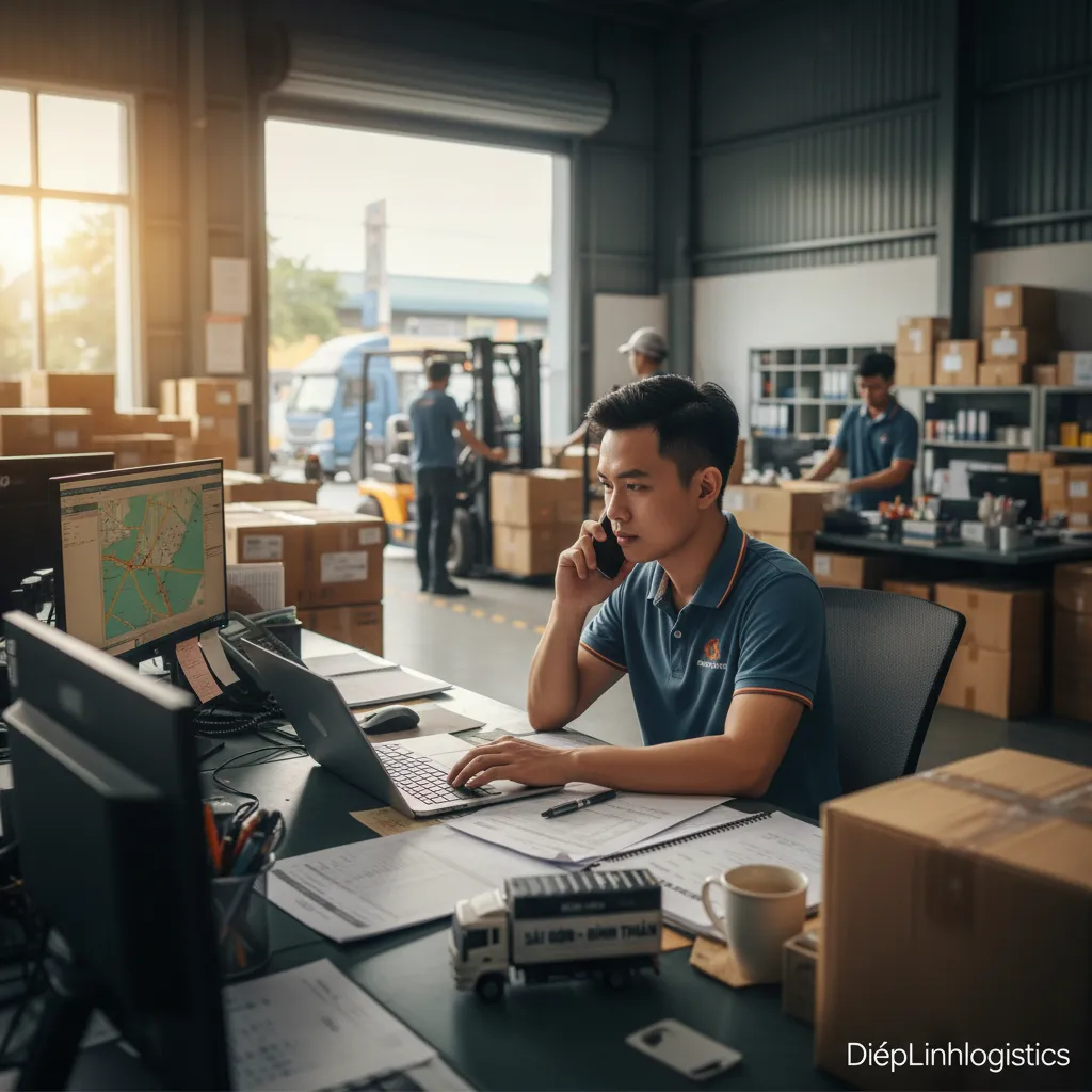 4. Nhân viên logistics chốt đơn hàng