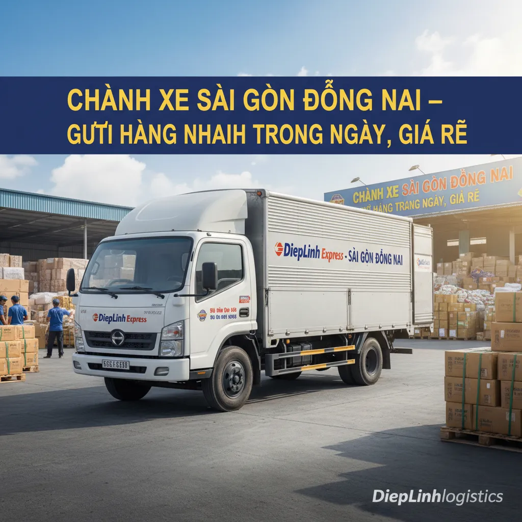 1. Xe tải chuyển phát nhanh Sài Gòn Đồng Nai