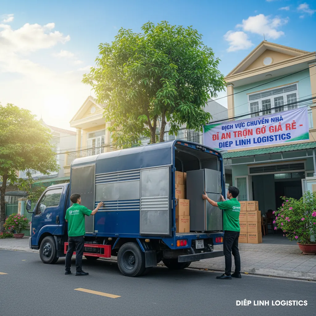 Xe tải chuyển nhà Dĩ An