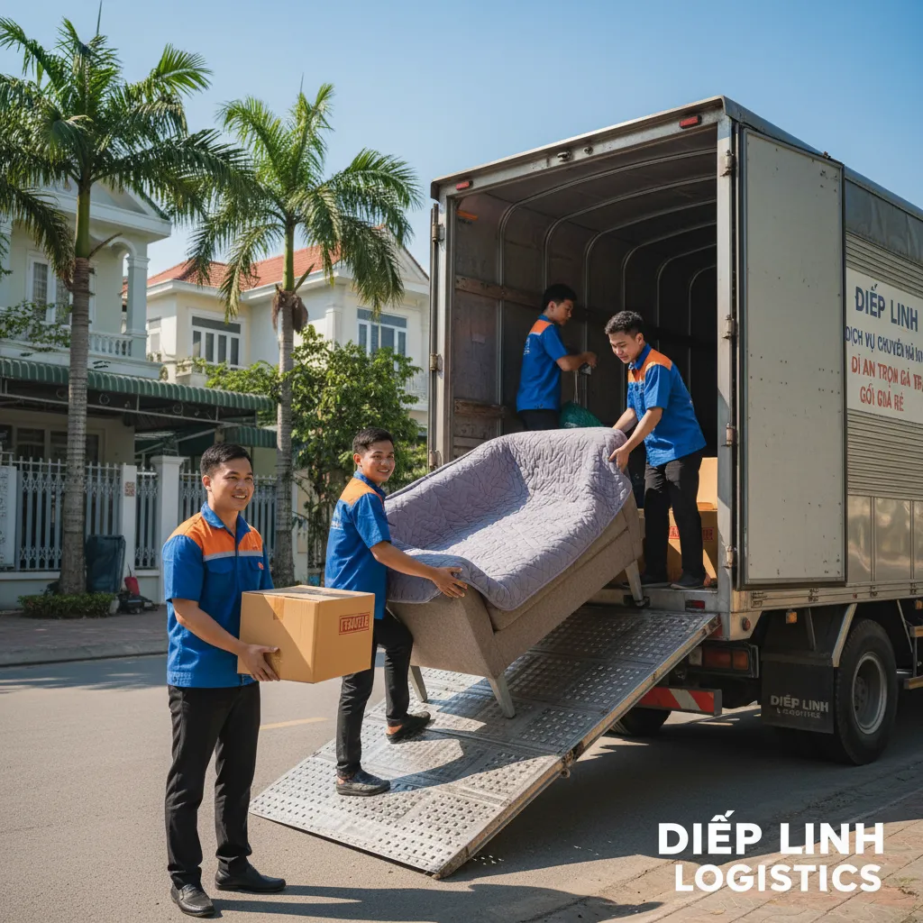 Nhân viên chuyển nhà Dĩ An